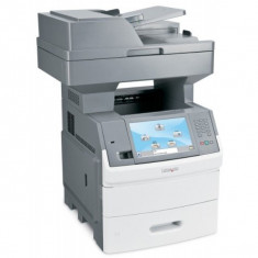 Imprimanta Multifunctionala LaserJet Monocrom, A4, Lexmark X656de, 55 pagini/minut, 275.000 pagini lunar, 1200x1200 DPI, Duplex, USB, Network, Fax, foto
