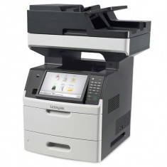 Imprimanta Multifunctionala LaserJet Monocrom, A4, Lexmark MX711de, 66 pagini/minut, 300.000 pagini lunar, 1200x1200 DPI, Duplex, USB, Network, Fax, foto