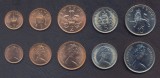 MAREA BRITANIE █ SET MONEDE █ 1/2 + 1 + 2 + 5 + 10 New Pence █ 1971-1973 █ UNC