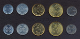 FINLANDA █ SET DE MONEDE █ 1+5+10+20 Pennia +1 Markka █ 1954-1986 █ UNC, Europa