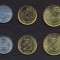 FINLANDA █ SET DE MONEDE █ 1+5+10+20 Pennia +1 Markka █ 1954-1986 █ UNC