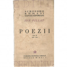 Poezii vol. III (1927 - 1941) - Ion Pillat foto
