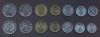 AUSTRIA SET COMPLET DE MONEDE 2+5+10+50 Groschen 1+5+10 Schilling 1982-1998 UNC, Europa