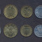 AUSTRIA SET COMPLET DE MONEDE 2+5+10+50 Groschen 1+5+10 Schilling 1974-1998 UNC