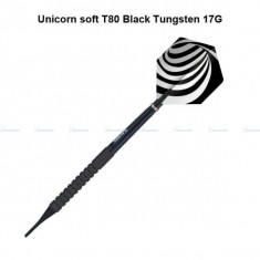 Set dart Unicorn soft T80 Black Tungsten 17G foto