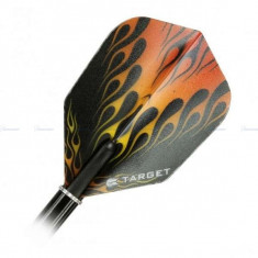 Fluturasi darts VISION 117860 BLACK ORANGE FLAME foto