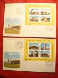 Set 2 Plicuri FDC - Cooperarea Cultural- Economica Europeana 1987 Romania