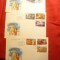 Set 3 Plicuri FDC - Basme de Petre Ispirescu 1987 Romania