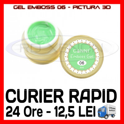 GEL EMBOSS GD COCO 06 - PICTURA 3D PT LAMPA UV, MANICHIURA GEL, GELURI COLOR foto