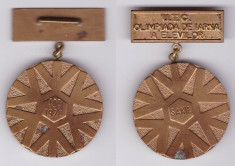 Medalie UTC Olimpiada de iarna a elevilor, sanie 1970 loc III foto