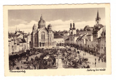Tg. Mures (Marosvasarhely) - Piata Szechenyi, ilustrata ca.1940 foto