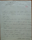 Scrisoare a sotiei Maresalului Averescu , 1933 , referitoare si la Blaga
