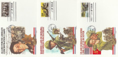 SUA 1995 - ww2, 3 buc carton FDC 3 foto