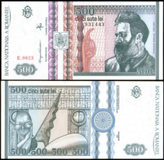 Romania 1992 - 500 lei UNC foto