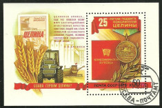URSS 1979 - 25th aniversare, colita stampilata foto