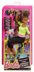 Papusa Barbie Endless Moves Doll With Yellow Top foto