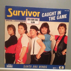 SURVIVOR - COUGHT IN THE GAME (1983/BELLAPHON REC/RFG) - VINIL MaxiSingle/ca NOU