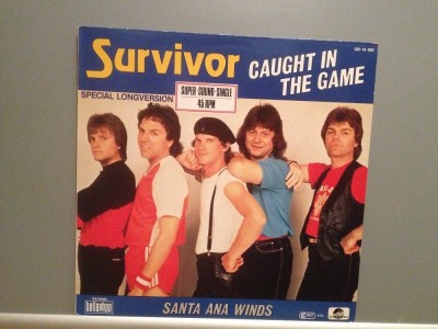 SURVIVOR - COUGHT IN THE GAME (1983/BELLAPHON REC/RFG) - VINIL MaxiSingle/ca NOU foto