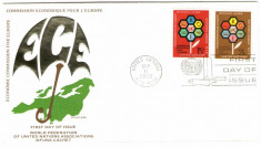 ONU(New York) 1972-20 comisia economica, FDC foto