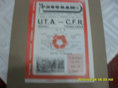 program UTA - CFR Timisoara foto