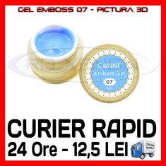 GEL EMBOSS GD COCO 07 - PICTURA 3D PT LAMPA UV, MANICHIURA GEL, GELURI COLOR