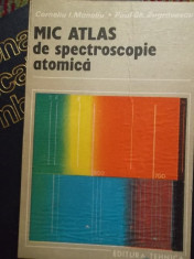 MIC ATLAS DE SPECTROSCOPIE ATOMICA foto