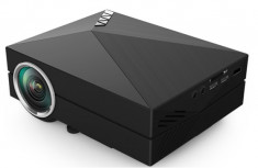 VIDEOPROIECTOR CU LED DIGITAL HDMI, TELECOMANDA, STICK USB, MUFA RF TV foto