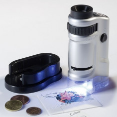 Microscop cu zoom si iluminare, marire 20-40x foto