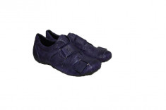 Pantof sport, nuanta de mov, piele naturala, aspect creponat (Culoare: MOV, Marime: 39) foto