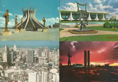 Brazilia - lot 4 carti postale circulate foto