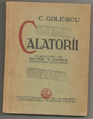 10A(10) C.GOLESCU--Calatorii foto