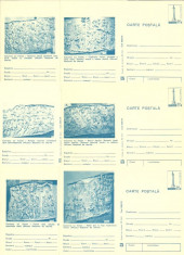 1979 - muzeul de istorie I, set intreg postal 1 albastru foto