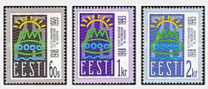 Estonia 1993 - 75th Republic, serie neuzata foto
