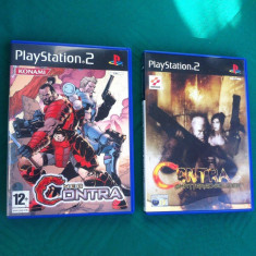 CONTRA SHATTERED SOLDIER &amp;amp; NEO CONTRA - PS 2 / PLAY STATION 2 foto