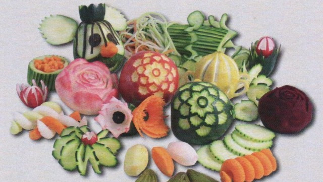 Set 3 piese decorare fructe si legume | arhiva Okazii.ro