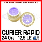 GEL EMBOSS GD COCO 05 - PICTURA 3D PT LAMPA UV, MANICHIURA GEL, GELURI COLOR