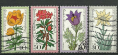 Bundes 1975 - flori, serie stampilata foto