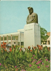 Zalau 1975 - bustul Simion Barnutiu foto