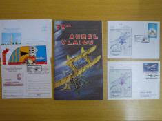 1987 - Aerosocfilex Tg, Mures, set pliant-plicuri si carti posta foto