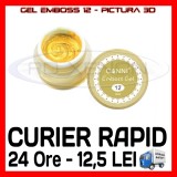 Cumpara ieftin GEL EMBOSS GD COCO 12 - PICTURA 3D PT LAMPA UV, MANICHIURA GEL, GELURI COLOR, Gel colorat