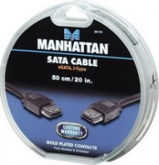 Manhattan Cablu eSATA I-Type 50 cm Negru 391191 foto