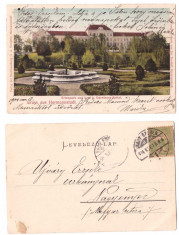 Sibiu 1904 - Garnisons-Spital, ilustrata litho circulata foto