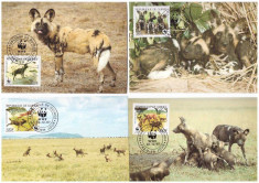 Guinea 1987 - Fauna WWF, serie maxime foto