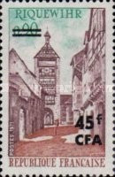 Reunion 1971 - Stamps of France Surcharged, neuzata foto