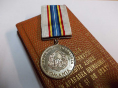 Medalia Pt. Servicii Deosebite in Apararea Oranduirii Socialiste foto