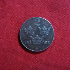 Moneda 2 Ore 1943 Suedia , fier ,cal.f.buna