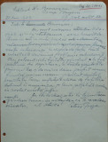 Scrisoare olografa Petru Groza catre Slt. Nicolae Brumaru , 1943