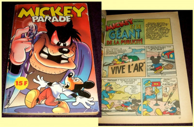 Album Mickey Parade Nr. 223, benzi desenate celebre personaje Disney, comic BD foto