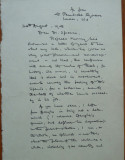 Scrisoare a celebrului istoric Arnold Toynbee catre Prof. George Oprescu , 1948
