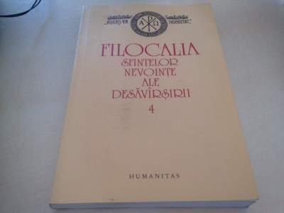 FILOCALIA 4 TRADUCERE DIN GRECESTE, INTRODUCERE SI NOTE DE PR. DUMITRU STANILOAE foto